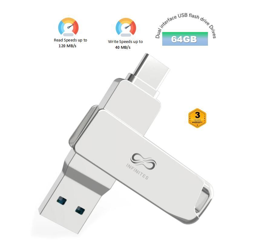 Dual Interface High-Speed Solid State U Disk Ngff Interface SATA PCB Gigabit Solid State USB Flash Drive