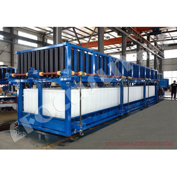 5000kg Ice Storage Capacity Direct Cooling Ice Block Maker Machine for Industrial