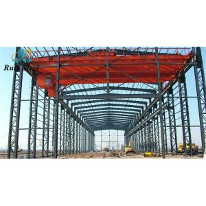 China Building Steel Structure Fabrication Warehouse With Overhead Crane wholesale