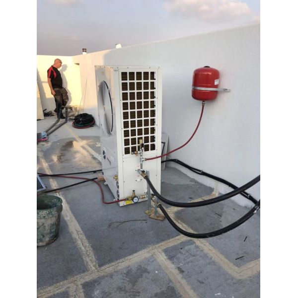 Inverter EVI Heat Pump with Low Temperature Operation, Stainless Plate Exchanger, and Inverter Compressor