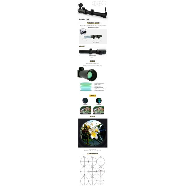 1-6x24 Second Focal Plane Riflescope