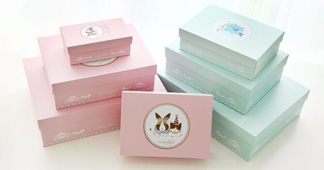 Custom design gradient color luxury paper packaging gift box with lid,Paper Flower Box Florist Bouquet Box Packaging Ros