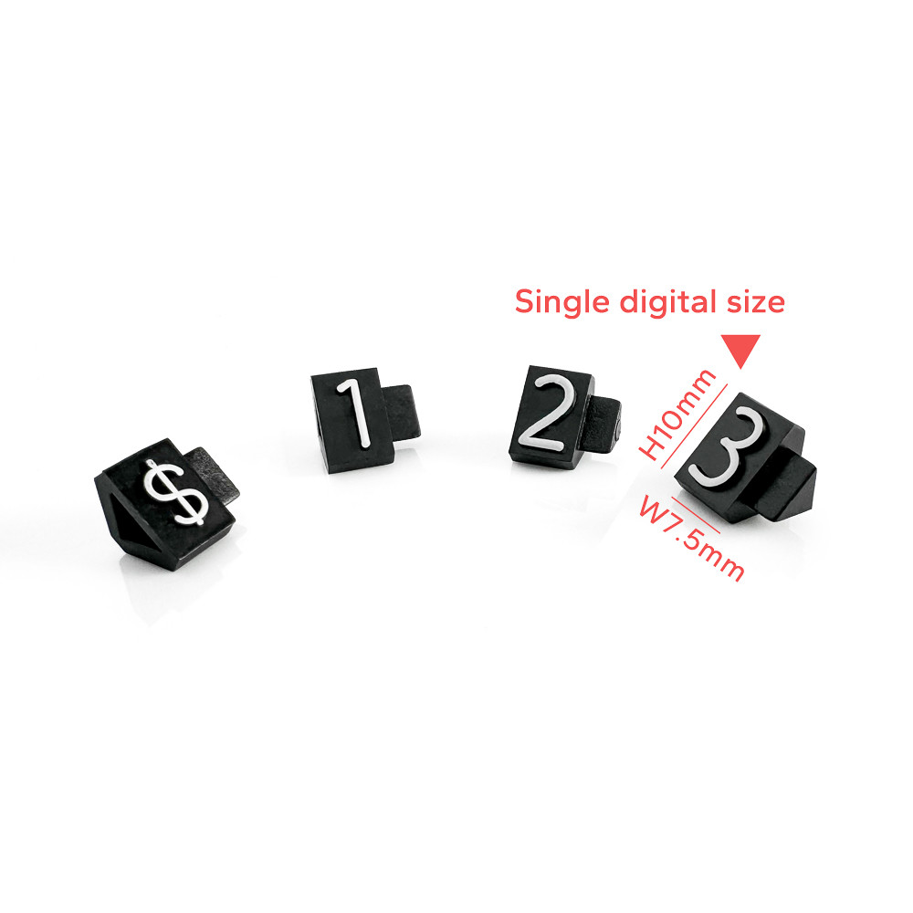 Large 10*7.5mm 130 pieces per pack Triangular price cubes for jewellery watch wine
