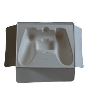 100% Biodegradable Molded Cardboard Packaging Tray For Cosmetics Electronics