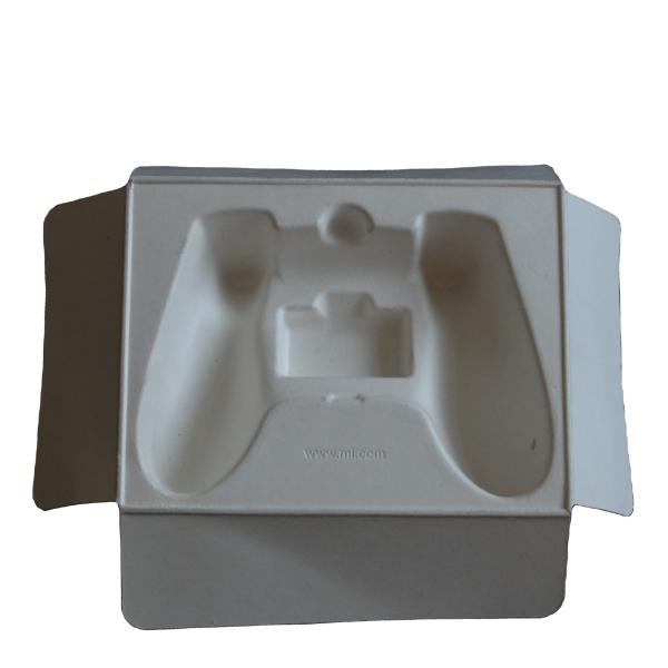 Quality 100% Biodegradable Molded Cardboard Packaging Tray For Cosmetics Electronics for sale