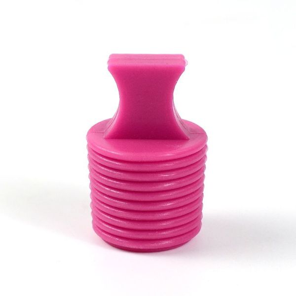 Colorful Soft Silicone Thread Plug Stopper Plastic Profiles Customized