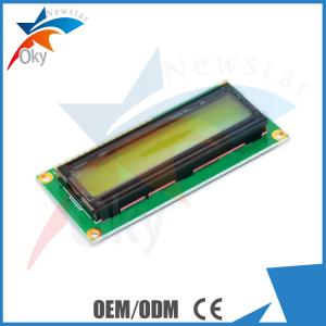 China 16X2 Character Display LCD 1602 Module HD44780 Controller With Yellow Green Backlight wholesale