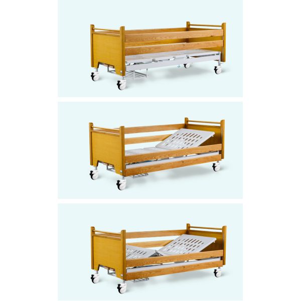 Hospital Manual Nursing Bed For Home Care Use