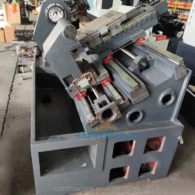 High Precision Tck56 Slant Bed Cnc Lathe Machine Aluminum Steel Brass Parts