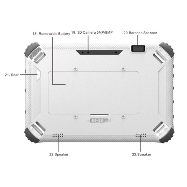 Rugged Tablet With Keyboard Rugged Windows Tablet Windows Tablet Rugged 12.2 Inch BT622H