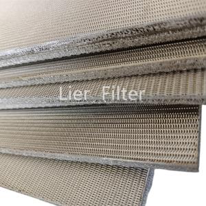 China Stainless Steel 304 316 Sintered Mesh Filter 1mm-6mm Thickness on sale