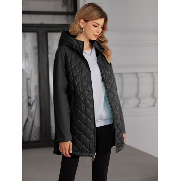 Long Sleeve Cotton Jacket Style Achieve Two-Piece Styling Experience at Single-Item Cost