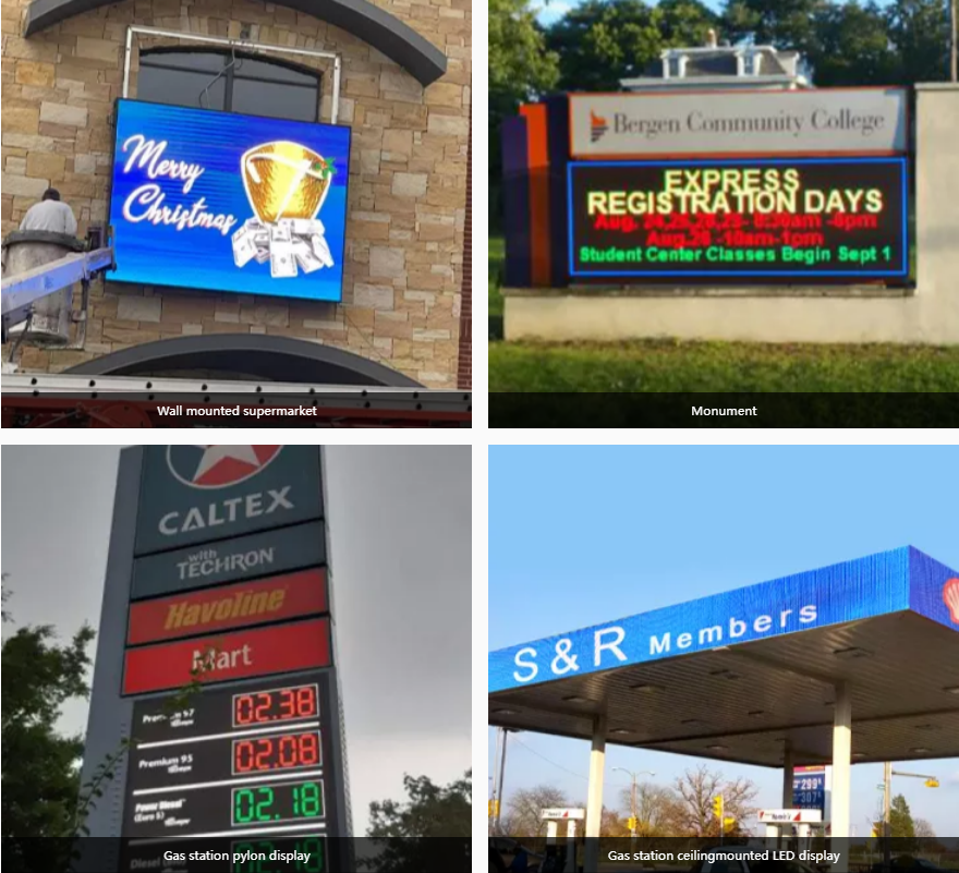 Front Service Outdoor SMD2727 Full Color Lens LED Module for Outdoor Digital Signage
