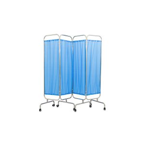 4 Folding Hospital Side Room Partition Stand With Wheels