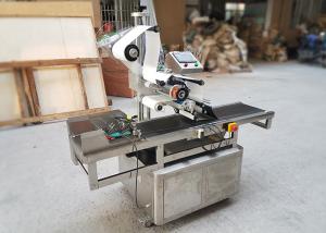 China High Performance Label Applicator Machine / Automatic Box Labeling Machine wholesale