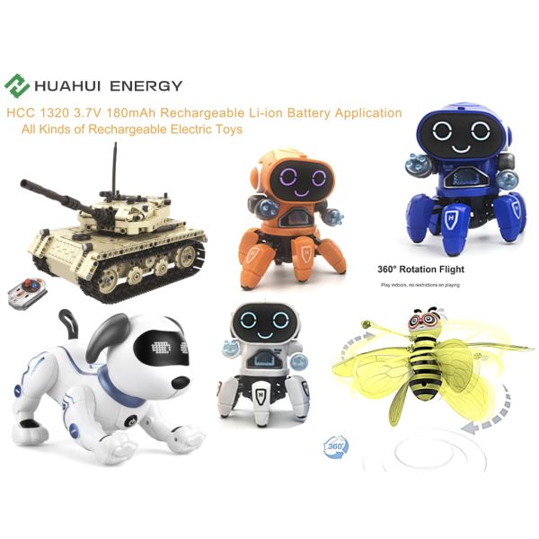 10C 3.7V 180mAh Rechargeable Battery HCC1320 Lithium Cobalt Oxide Battery