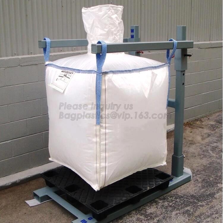 customizable PP u-panel baffle big bag /coated white woven PP jumbo bag/ventilated 4 panel baffle bag/all colors availab