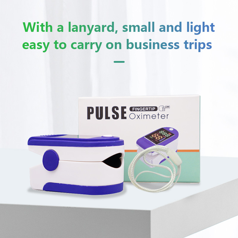 Blue Fingertip Pulse Oximeter SPO2 Digital Pulse Meter TFT Display