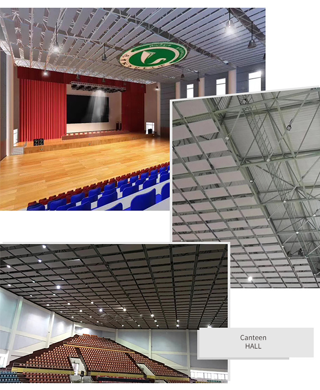 5/5.5/6/7/7.3/7.5/8/9/9.5/10/12/15 Sound Deadening Tiles for Acoustic False Ceiling