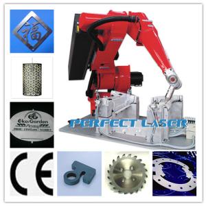Space specific curve fiber laser cutting machines , 6 axis fiber cutter machine