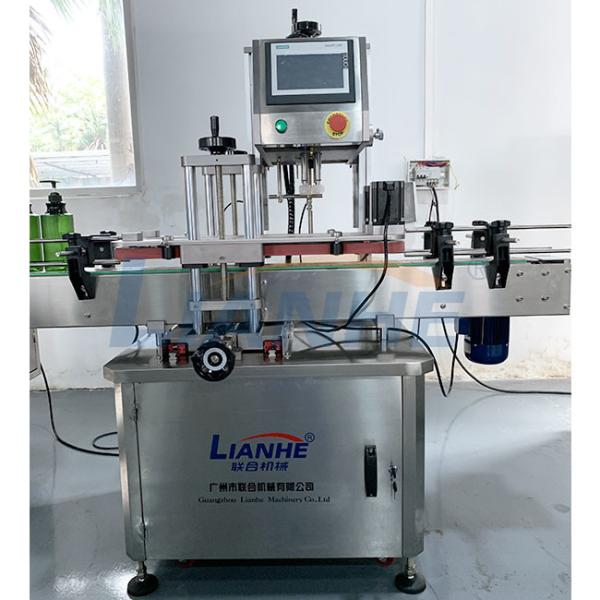 Quality Leakproof PLC Automatic Bottle Capping Machine 30-50 Caps/Min for sale