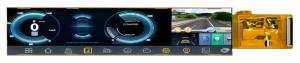 China 7 Inch Bar LCD Display IPS LCD TFT With 280*1424 Resolution 350nits Brightness wholesale