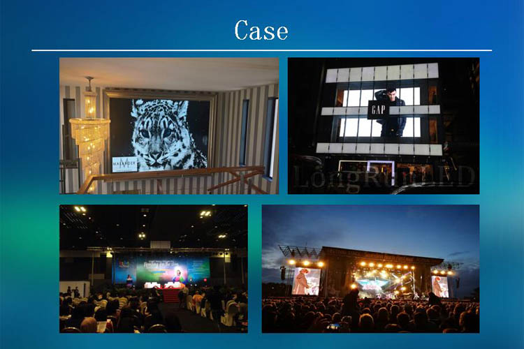 P2.604 Commercial Led Display Screen , HD Led Display Pure Black LED Series