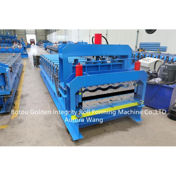 Roof Panel making Machine Roof Wall Sheet making Machine double Layer Glaze Steel Tile roofing sheet making machine
