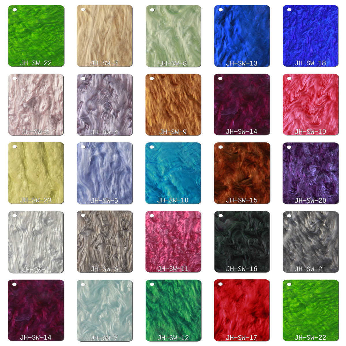 Custom Thin Cast Pearl Acrylic Sheets 3mm 1.2g/Cm3 With Patterns