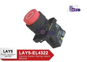 China LAY5（XB2）-EL4322 red color spring return flat button push button swithes wholesale