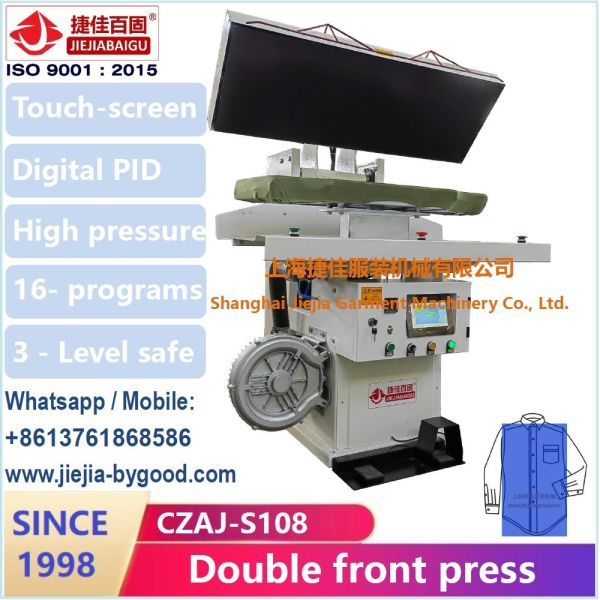Laundry utility Pant Trousers Legger steam Press Machine Vertical Press Automatic Touch-screen Control System