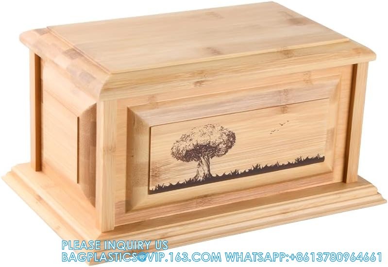Wood Urn, Professional Wooden Urns For Human Ashes Adult,Burial-Cremation Urns