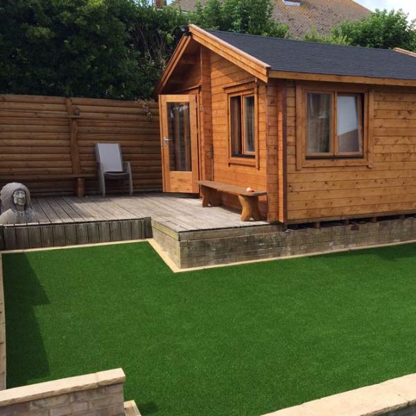 Quality 40mm Artificial Grass Yarn / Decorative Gloss 40mm Artificial Grass Yarn for sale