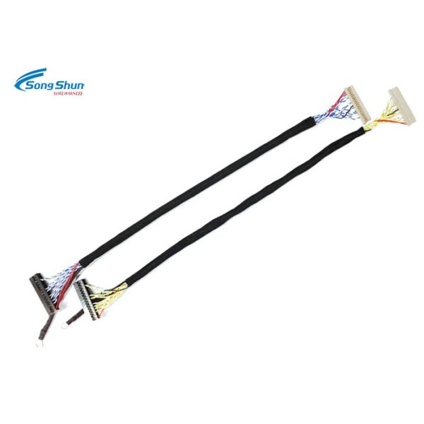 FEP Jacket LVDS Cable Assembly IPC/WHMA-A-620 with 2.0mm 20Pin Connector