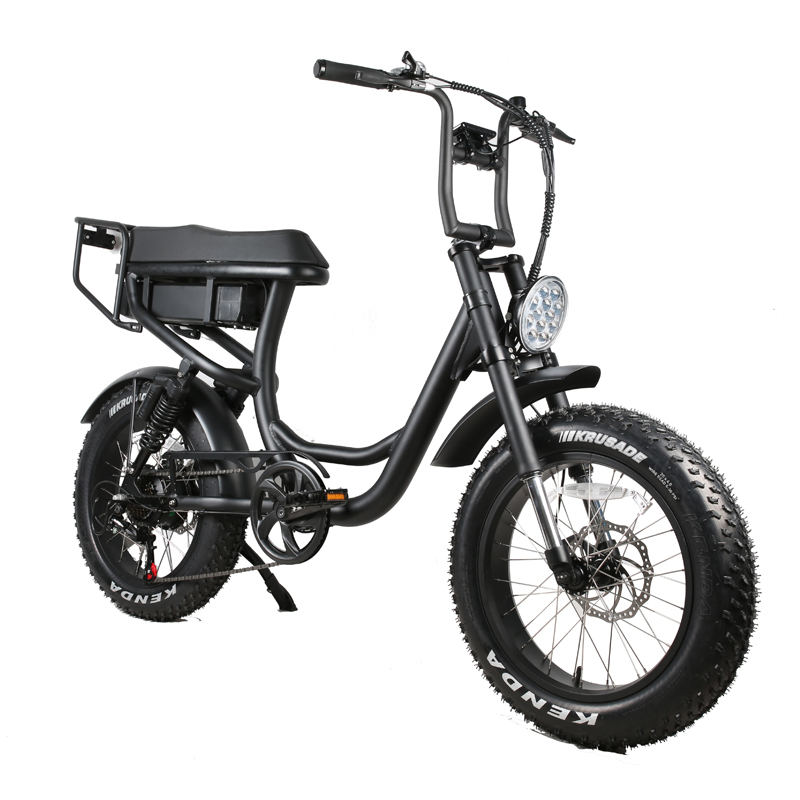 Adult Customized Color Vintage Electric Bike with 7 Speed Gears Step Through Fat Bike