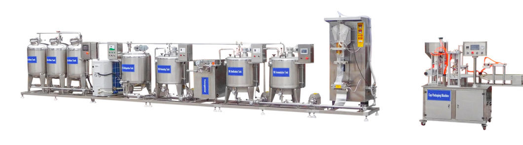Yogurt Production Line / Milk Processing Plant Unit / Yogurt Processing Machine