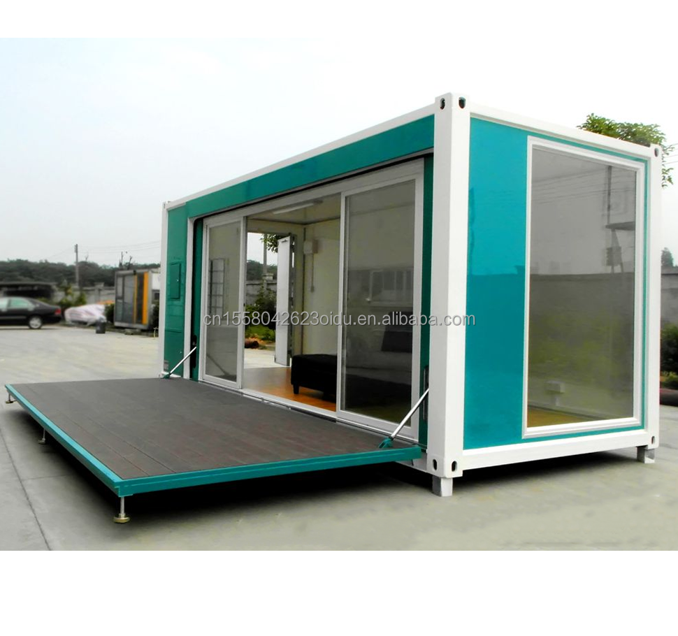 Wooden 2 3 4 5 Bedroom Prefabricated Villa Customized Color Design 20ft 40ft Waterproof Prefab Expandable Container House