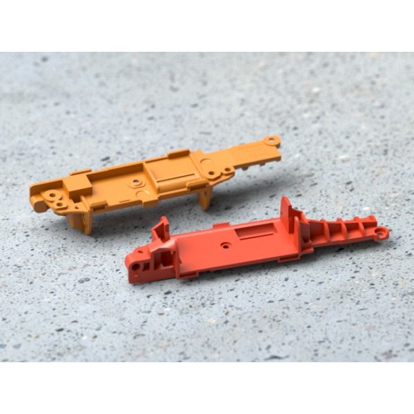 OEM / ODM ： Cold Runner Injection Molding & Bracket In Glasses 1*2 No.23058-B