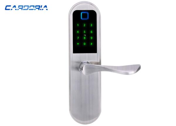 Quality Compact Size Fingerprint Smart Door Lock With Multiple Unlocking Modes for sale
