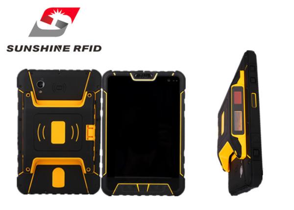 Quality Rugged 7 Inch Android Tablet RFID Reader Handheld With SIM Card / Wi-Fi for sale