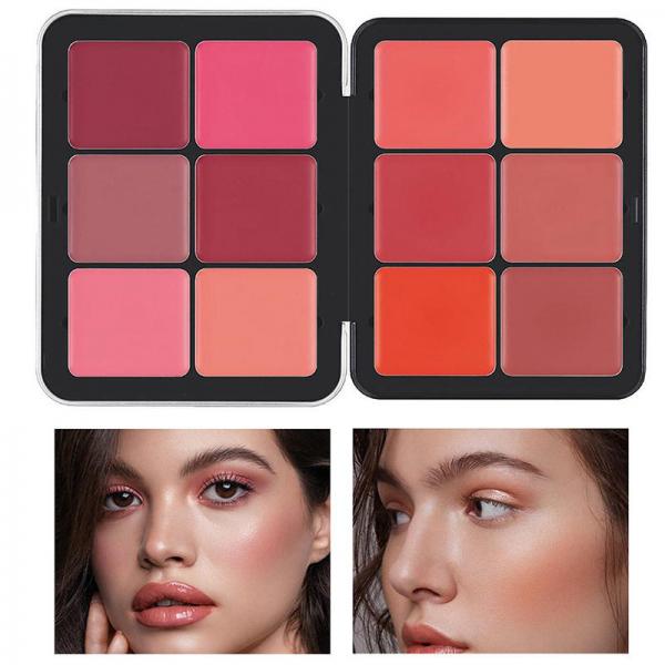 Unisex Makeup Contour Palette Private Label Cream Contour And Blush Palette