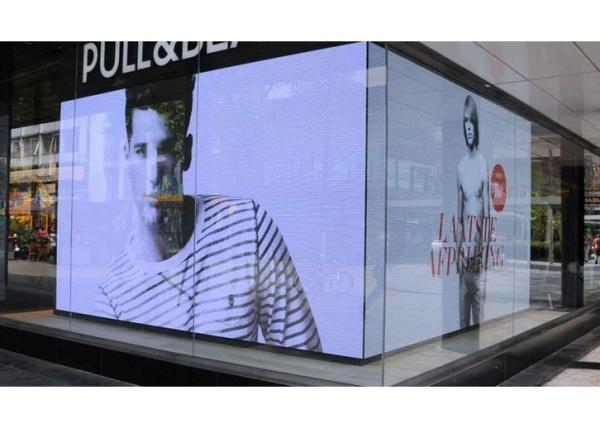 Quality 14bits Led Window Display Screens AC130V Novastar Control For Shop for sale