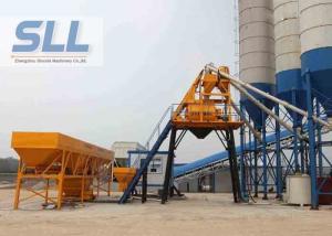 Small Ready Mix Concrete Mixing Plant , Rmc Batching Plant With 3 Aggregates Bins