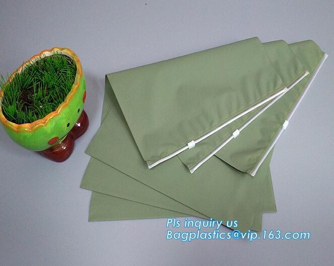 reusable air bubble stationery packaging bags envelope shock proof bag with slider zip lock for fragile articles, zip