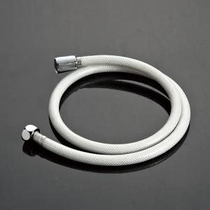 1M - 2M Flexible Braided Hoses 360 Degree Nuts PVC Brass Shower Hose Replacement