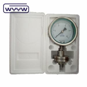China SS304 Diaphragm Pressure Gauge Types Stainless Steel Material on sale