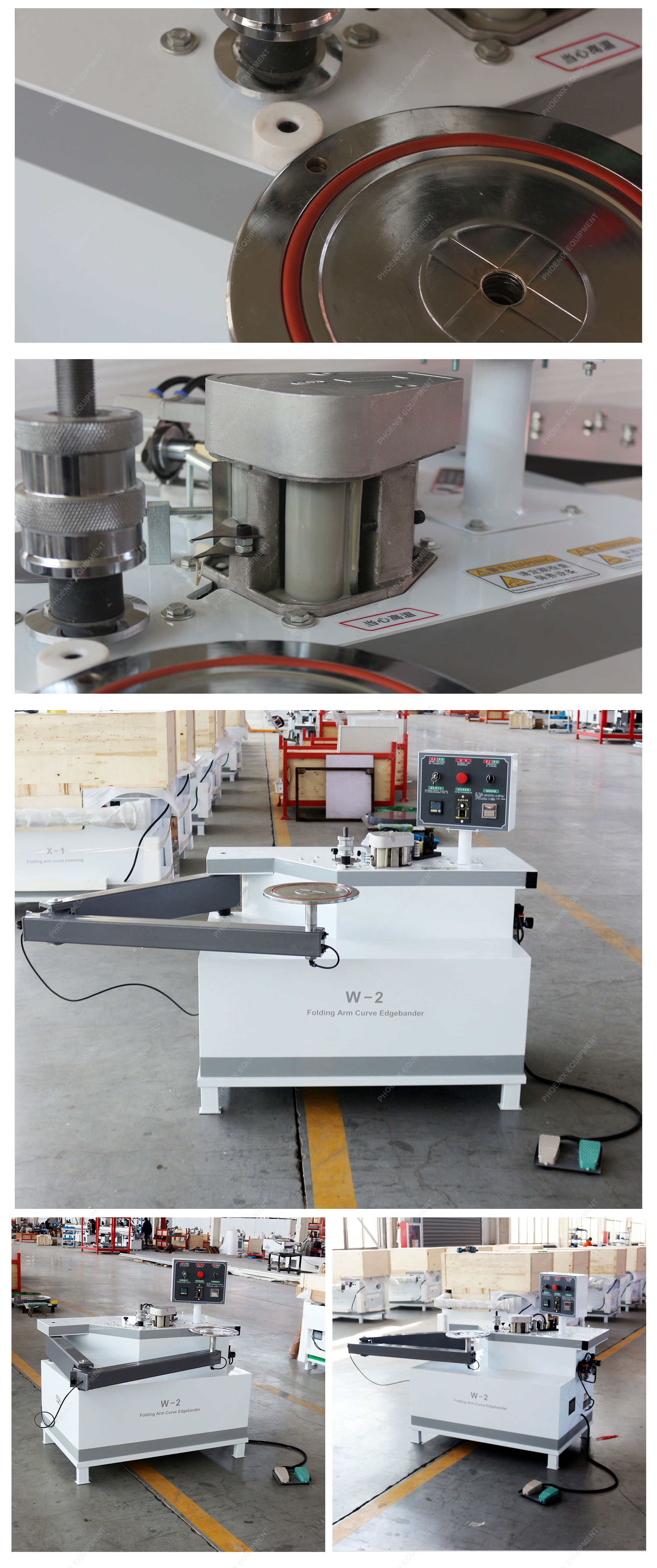 Fully Automatic Edge Banding Machine for Woodworking 220V Auto Curve Artificial Board