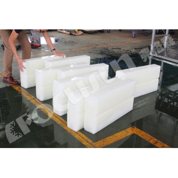 25tons Refrigeration Gas R404a/R22 Brine System Big Cube Ice Block Machine for Africa