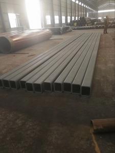 Seamless square steel tubes with epoxy-polyamide primer