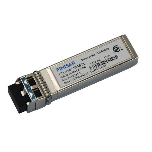 Quality FTLX1471D3BTL 10G SFP Module 10km Single Mode SFP+ Transceiver for sale